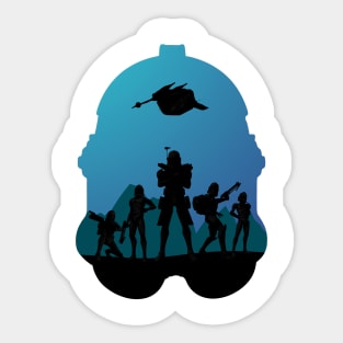 The War of The Clones Sticker